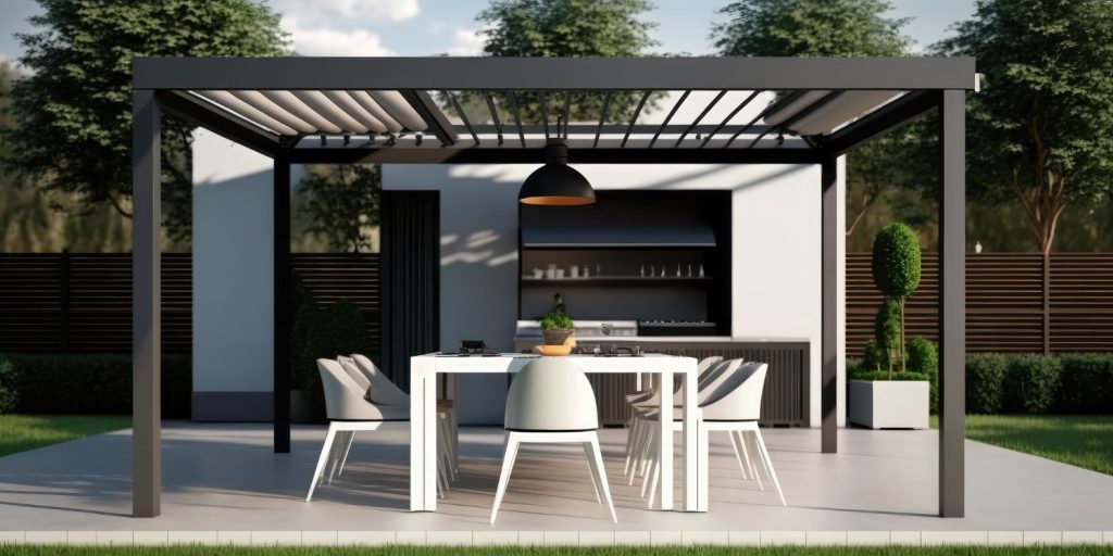 פרגולה למטבח חוץ